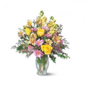 Yellow and Lavender Bouquet